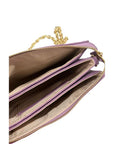 Twinset Purple Faux Leather Women Crossbody Bag