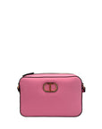 Twinset Pink PU Women Crossbody Bag