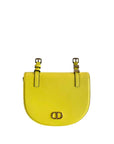 Twinset Yellow PU Women Crossbody Bag