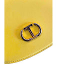 Twinset Yellow PU Women Crossbody Bag