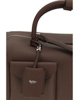 Max Mara Brown Calf Leather Bos Taurus Handbag