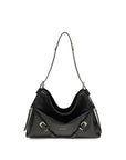 Givenchy Black Calf Leather Bos Taurus Shoulder Bag