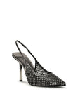 LE SILLA Black Nylon High Heel Pumps