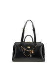 Dolce & Gabbana Black Calf Leather Bos Taurus Shoulder Bag