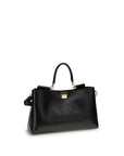 Dolce & Gabbana Black Calf Leather Bos Taurus Shoulder Bag