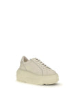 Casadei White Rubber Chunky Sneakers