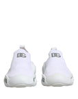 Dolce & Gabbana White Slip On Wave Low Top Sneakers Shoes