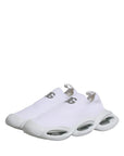 Dolce & Gabbana White Slip On Wave Low Top Sneakers Shoes