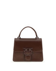 PINKO Brown Goatskin Handbag
