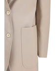 Max Mara Beige Wool Blazer