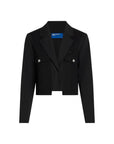 Karl Lagerfeld Black Polyester Blazer