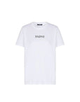 Balmain White Cotton T-Shirt