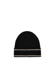 Balmain Black Merino Wool Beanie