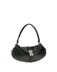 Ganni Blue Recycled Leather Shoulder Bag