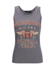 Dolce & Gabbana Gray Cotton Tank Tops