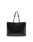 Jil Sander Black Calf Leather Bos Taurus Shoulder Bag