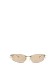 Balenciaga Gold Metal Sunglasses