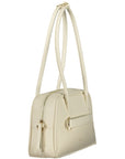 Coccinelle White Leather Handbag