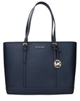 Michael Kors Blue Leather Shoulder Bag