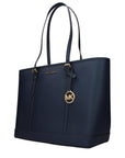 Michael Kors Blue Leather Shoulder Bag