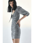 Patrizia Pepe Bicolor Cotton Casual Dress