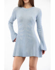 Moschino Multicolor Wool Casual Dress