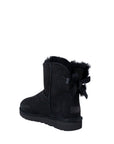 UGG Black Suede Leather Ankle Boots