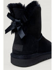 UGG Black Suede Leather Ankle Boots