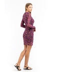 Patrizia Pepe Purple Polyester Casual Dress