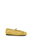 Prada Bicolor Cotton Ballet Flats