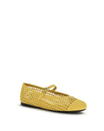 Prada Bicolor Cotton Ballet Flats