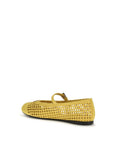 Prada Bicolor Cotton Ballet Flats