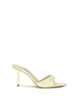 LE SILLA Bicolor Calf Leather Bos Taurus Stiletto Heel Sandals