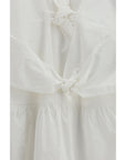 Ganni White Cotton Casual Dress