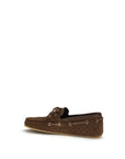 Gucci Brown Calf Leather Bos Taurus Slip-On Loafers