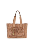Chloé Beige Raffia Shoulder Bag