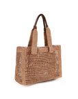 Chloé Beige Raffia Shoulder Bag