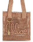 Chloé Beige Raffia Shoulder Bag