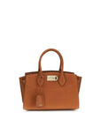 Ferragamo Brown Calf Leather Bos Taurus Handbag