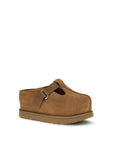 UGG Brown Calf Leather Bos Taurus Mules