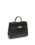 Dolce & Gabbana Black Calf Leather Bos Taurus Shoulder Bag