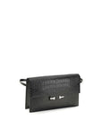 Tom Ford Black Calf Leather Bos Taurus Shoulder Bag