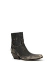 Balenciaga Black Calf Leather Bos Taurus Ankle Boots