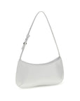 Jacquemus White Calf Leather Bos Taurus Shoulder Bag