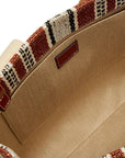 Chloé Brown Linen Tote Bag
