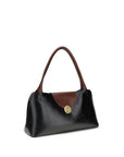 Versace Black Calf Leather Bos Taurus Shoulder Bag