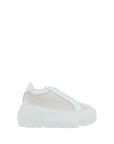 Casadei White Other Fibres Sneakers