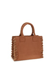 PINKO Brown Cotton Shoulder Bag