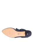 Dolce & Gabbana Blue Cotton Ankle Boots Shoes