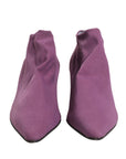 Dolce & Gabbana Shoes Purple Suede Ankle Boots Shoes